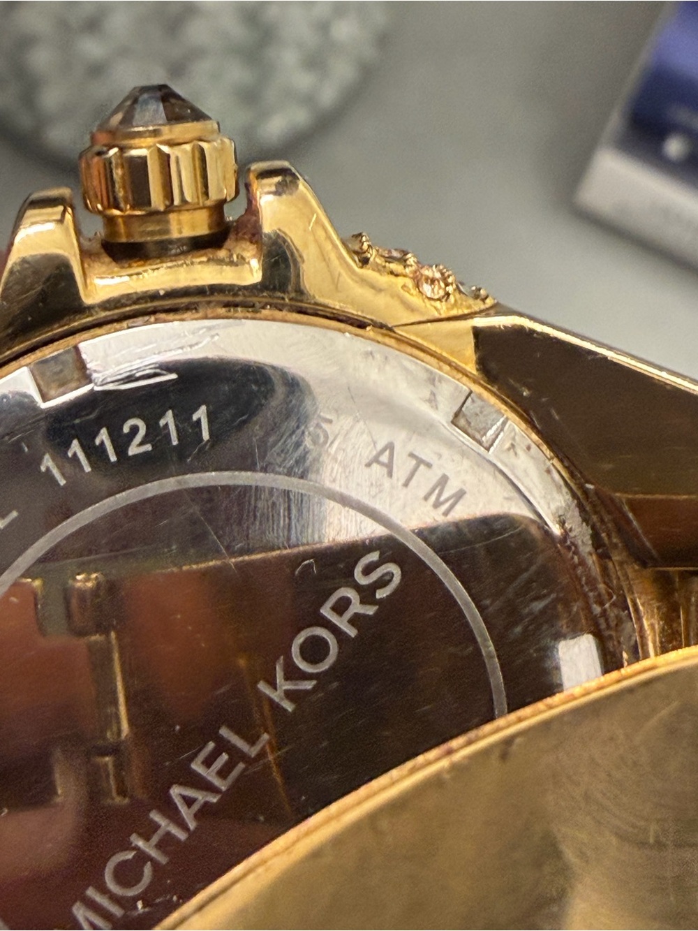 Ladies crystal bling Michael Kors watch - Picture 9 of 11